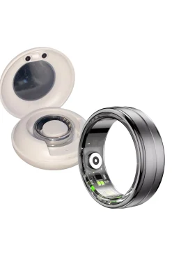 Anillo Inteligente Klack Fitness Frecuencia Cardíaca Podómetro Calorías Negro