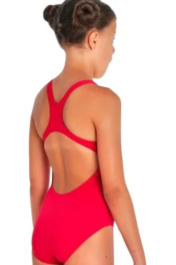 Bañador Niña Team Swim Pro Solid Rojo Arena