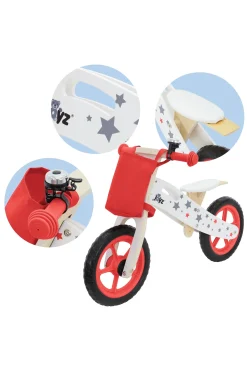 Bicicleta De Madera Joyz Para Niños A Partir De 2 Años Con Asiento Ajustable