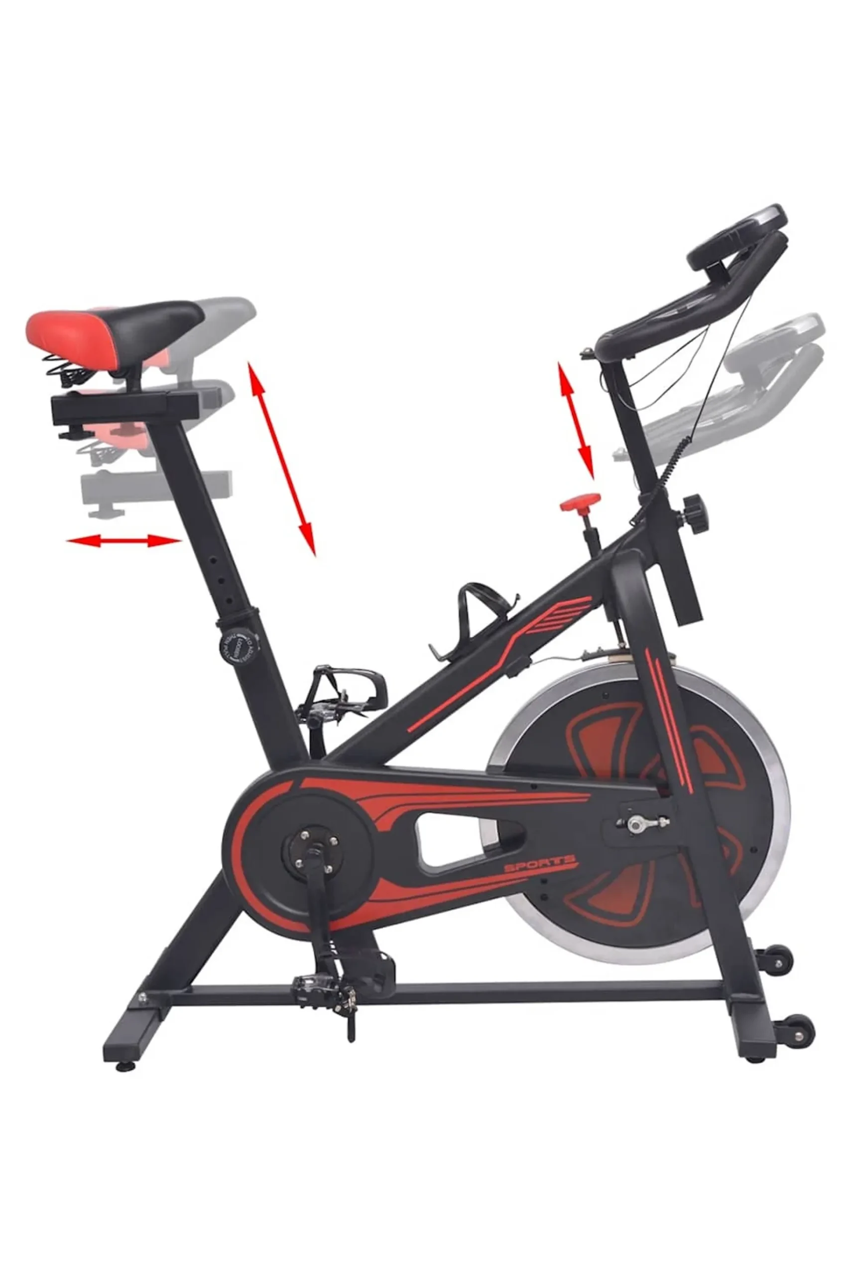 Bicicleta De Training Con Sensores De Pulso