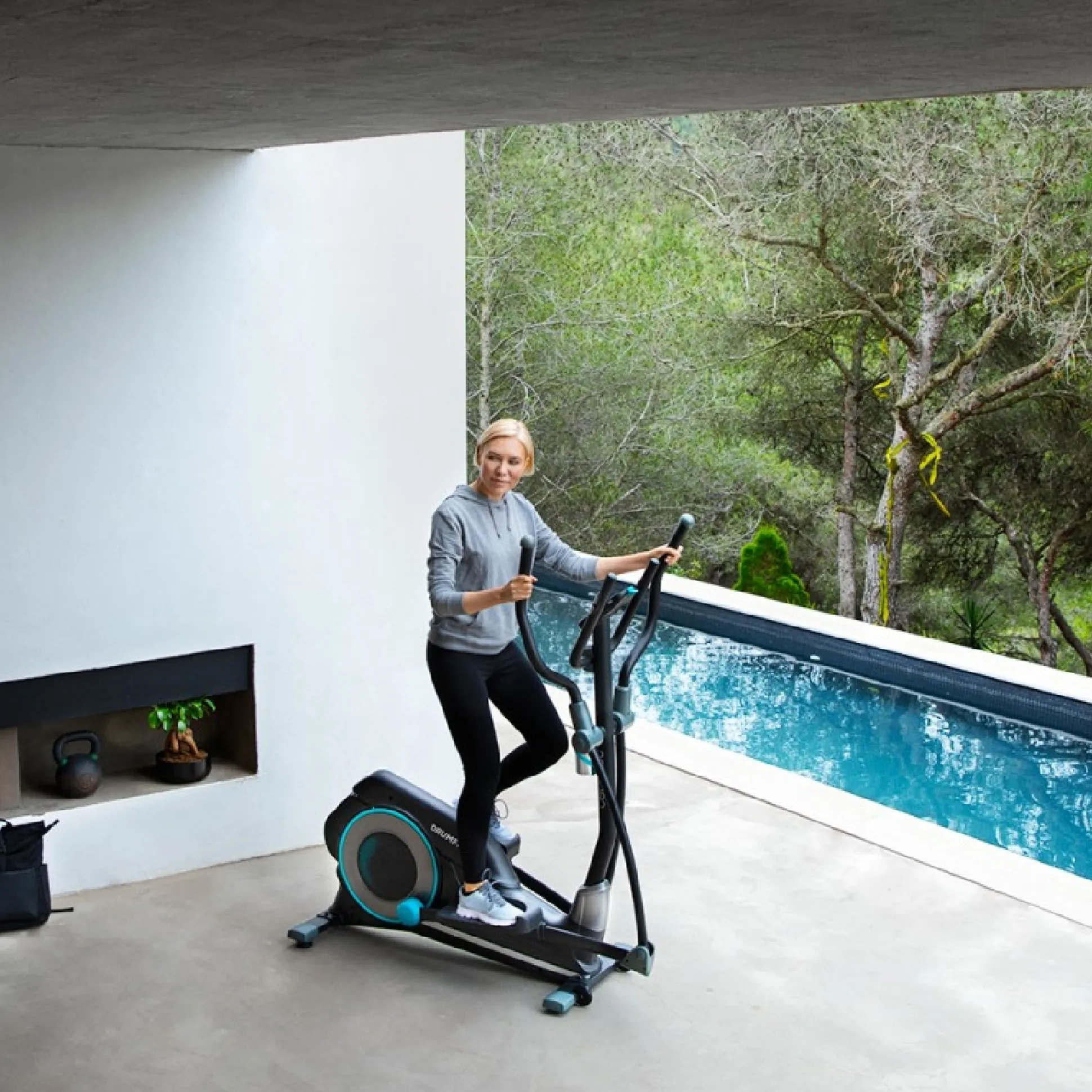 Bicicleta Elíptica Drumfit Elliptical 9000 Eir Pro