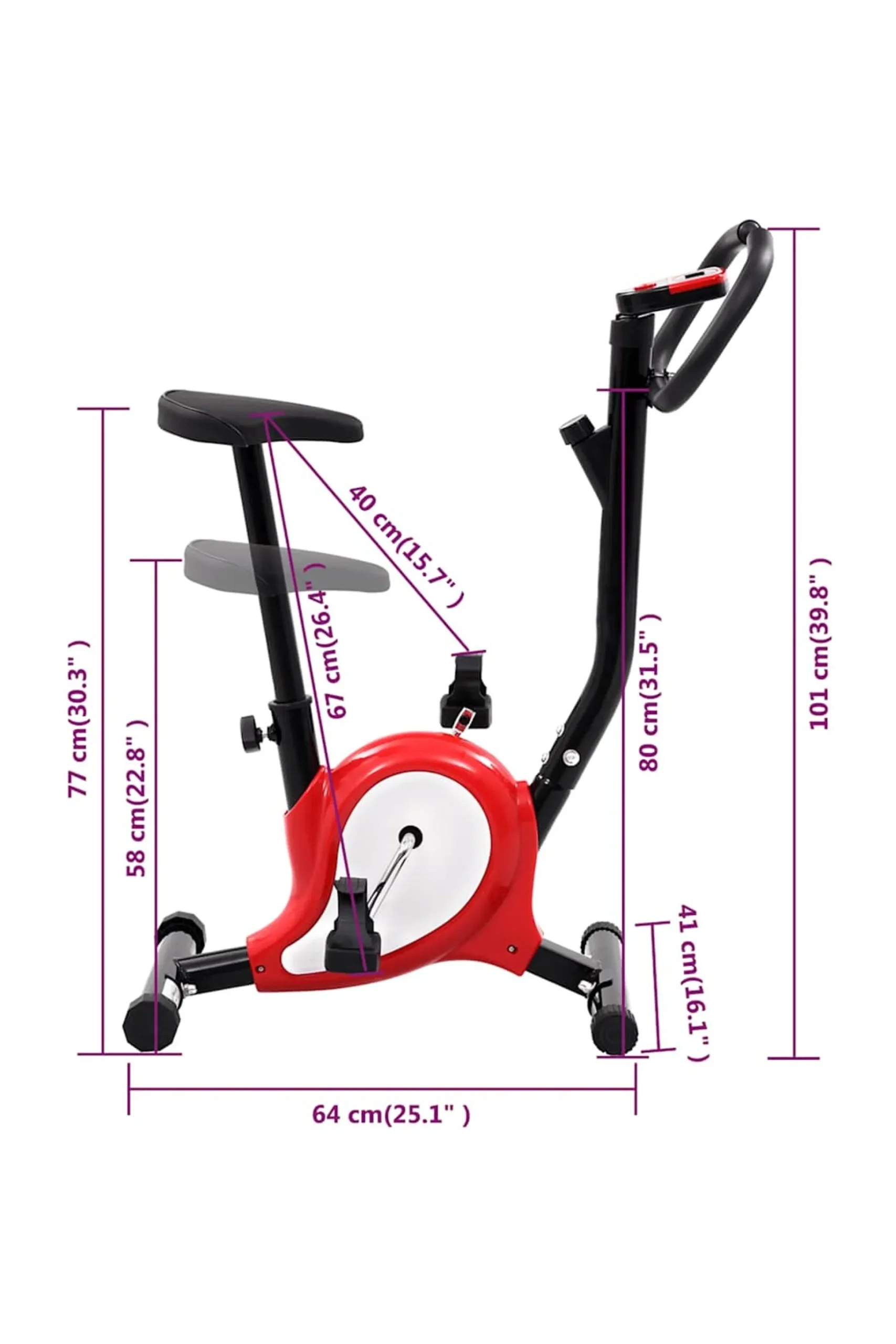 Bicicleta Estática Con Resistencia De Cinta Vidaxl