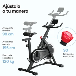Bicicleta Estática Indoor Ksix Kb01