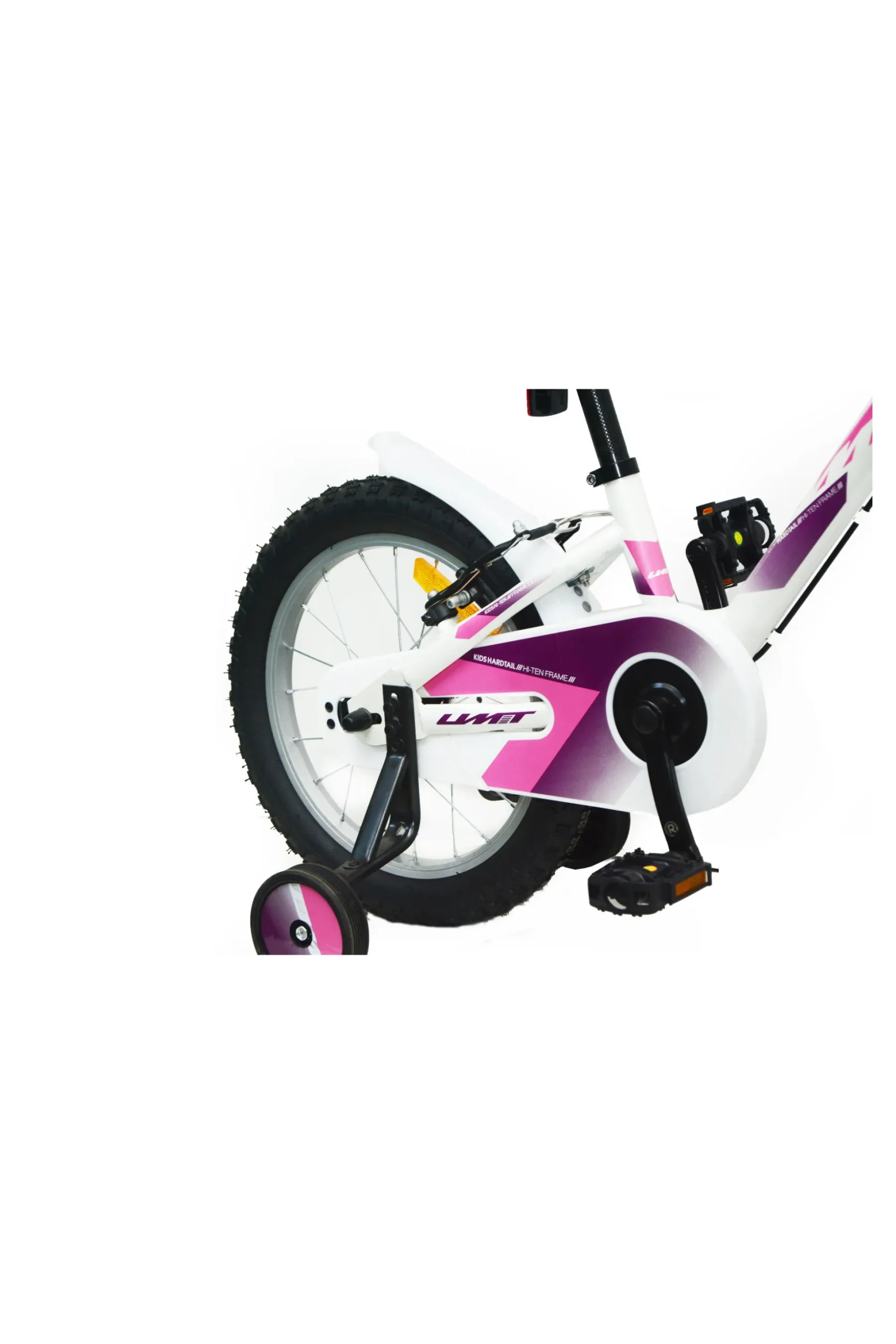 Bicicleta Infantil 16" Umit Alice Blanca-rosa