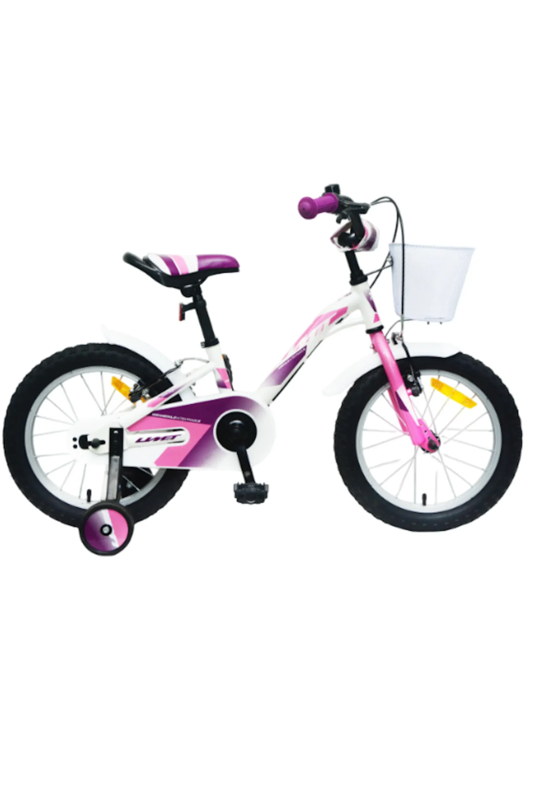 Bicicleta Infantil 16" Umit Alice Blanca-rosa