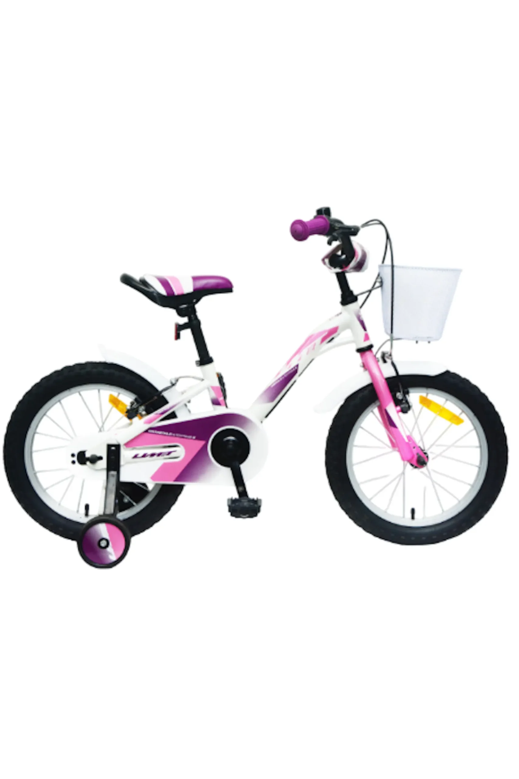 Bicicleta Infantil 16" Umit Alice Blanca-rosa