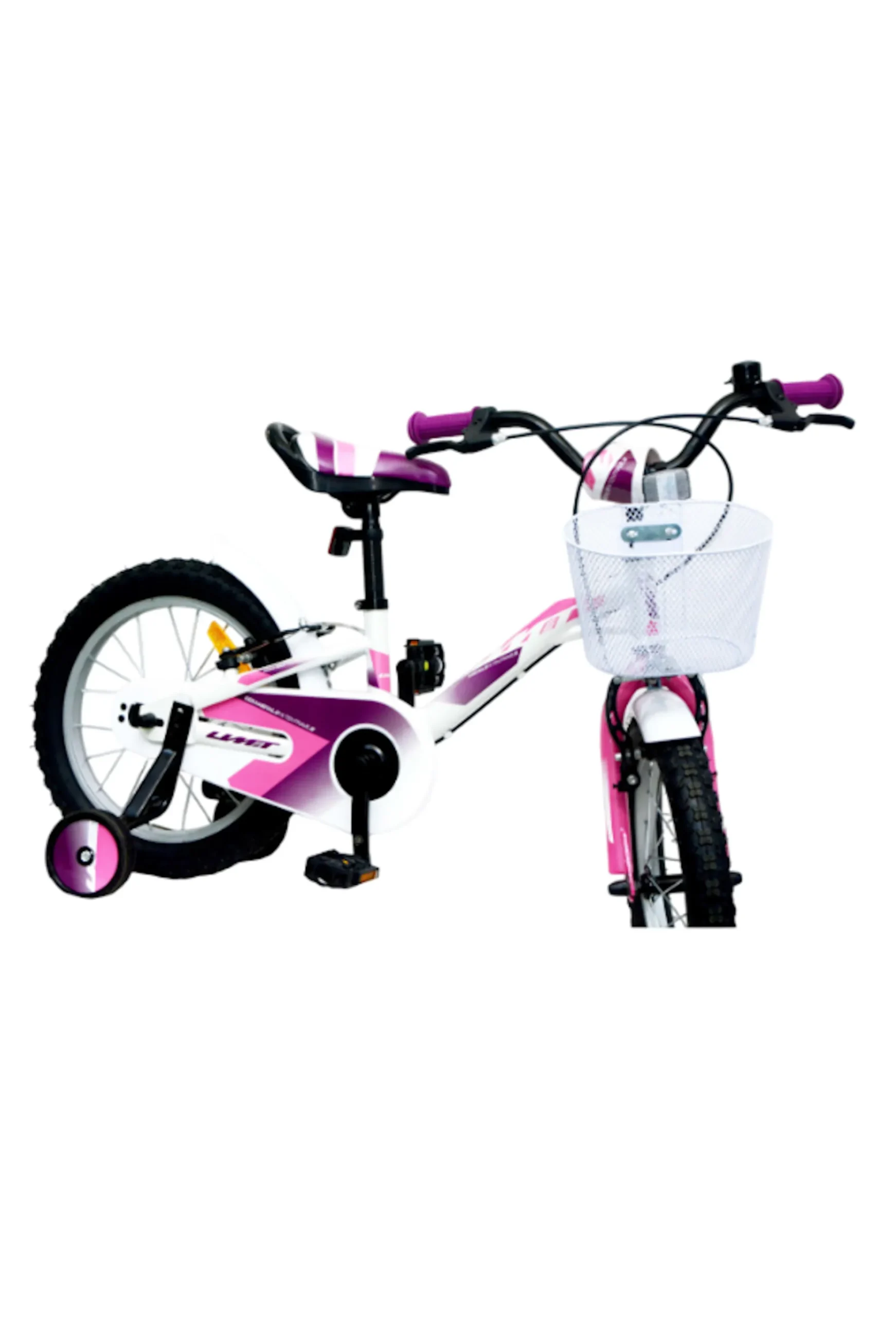 Bicicleta Infantil 16" Umit Alice Blanca-rosa