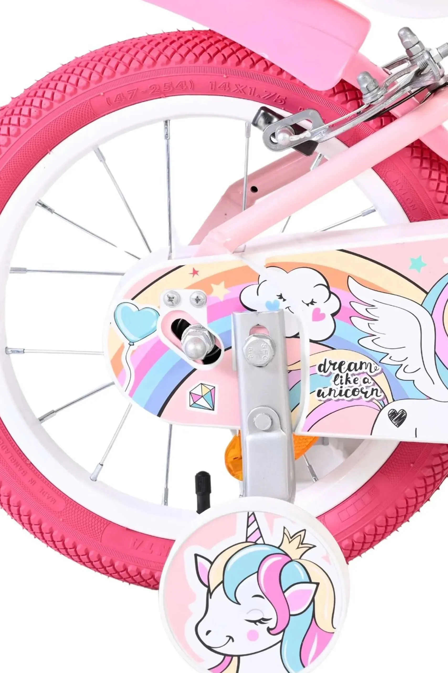 Bicicleta Niños 14 Pulgadas Unicorn 4-6 Años