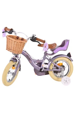 Bicicleta Niños 12 Pulgadas Volare Blossom 3 Años Púrpura