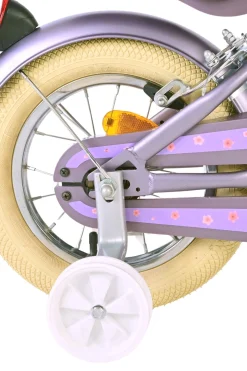 Bicicleta Niños 12 Pulgadas Volare Blossom 3 Años Púrpura