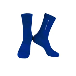 Calcetines Spring Azules Con Logo Blanco