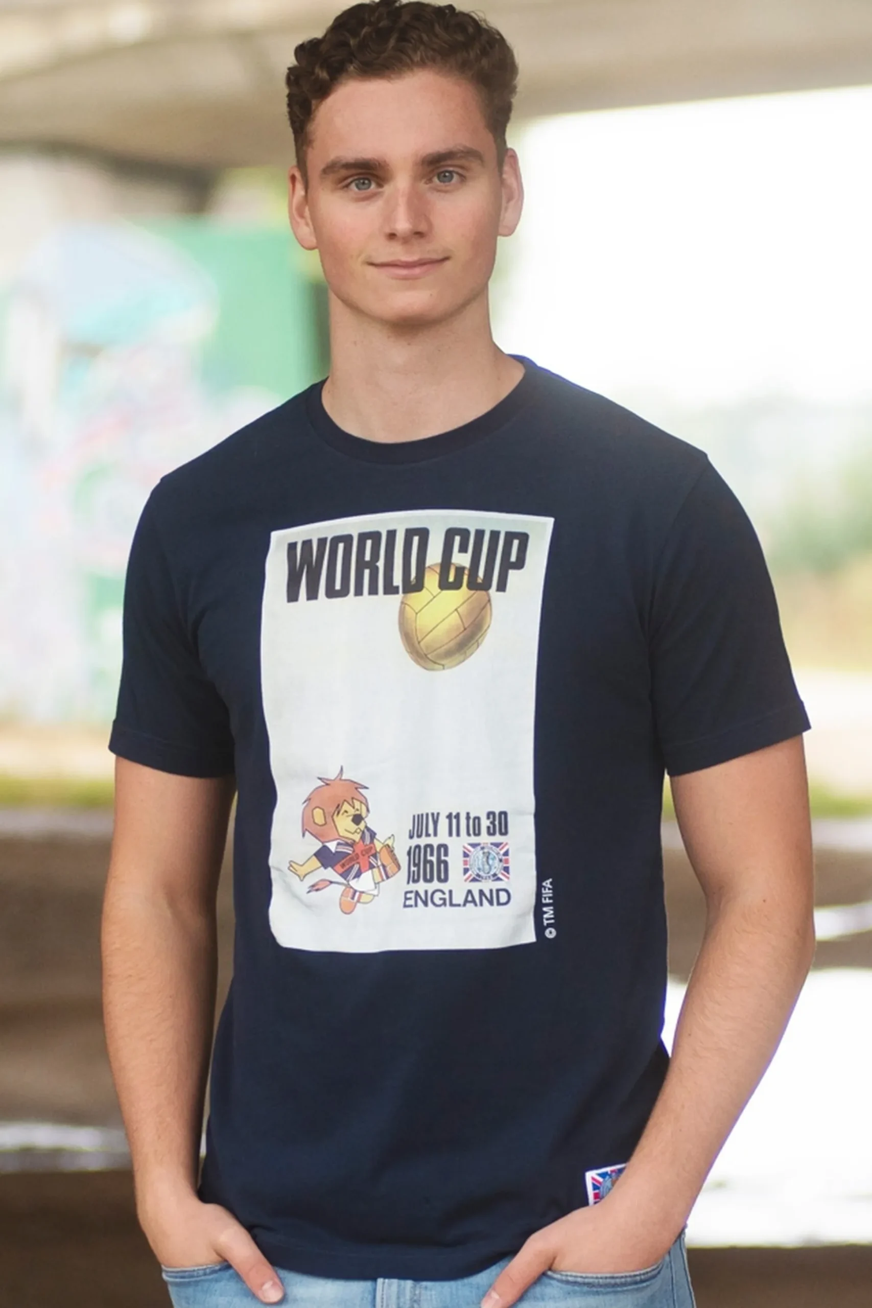 Camiseta Copa Inglaterra 1966 World Cup Poster