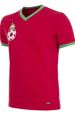 Camiseta De Fútbol Retro - Marruecos Años 70 - Roja – Copa Football