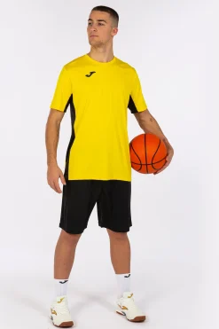 Camiseta Manga Corta Joma Cosenza Amarillo Negro