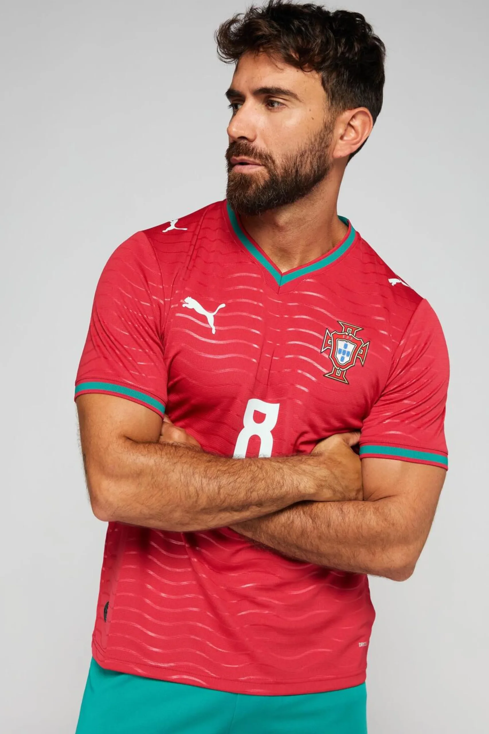 1ª Camiseta Portugal Mundial 2026 Bruno Fernandes Réplica