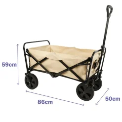 Carro Multiusos Plegable Marbueno Beige 150 Kg