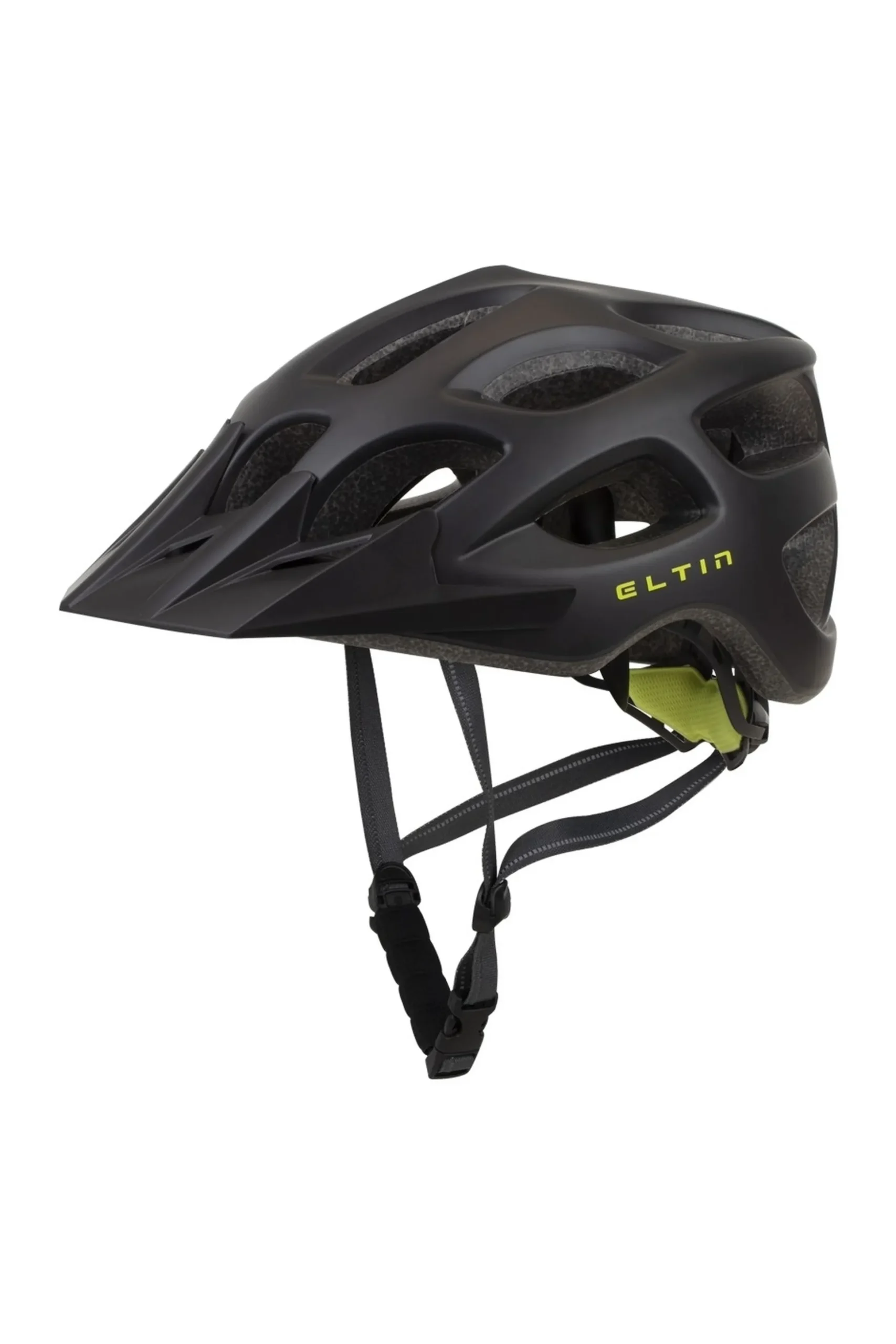 Casco Ciclismo Montaña Eltin Brave Color Negro Mate