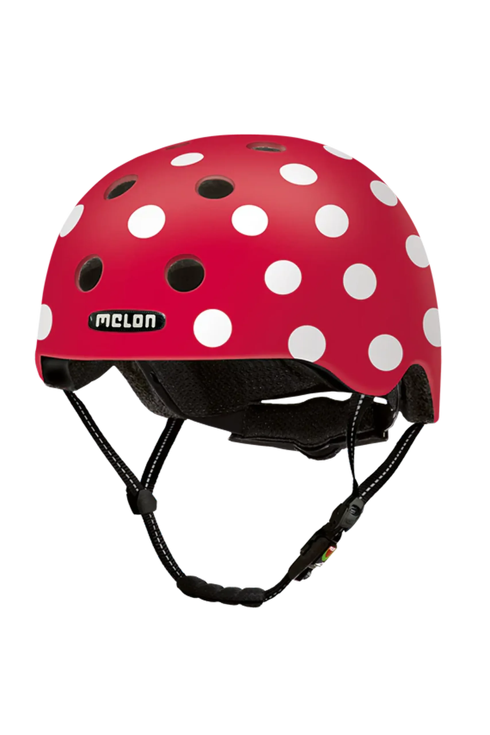 Casco De Bicicleta Melon Dotty White Matte