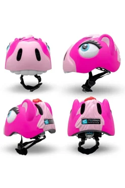 Casco De Bici Crazy Safety Pony Rosa Certificado En1078