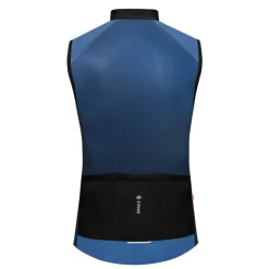 Chaleco Cortavientos Ciclismo Siroko V1 Marine