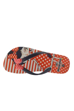 Chanclas De Playa Brasileras,printed 21 Pin Up
