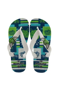 Chanclas De Playa Brasileras,printed 21 Motor