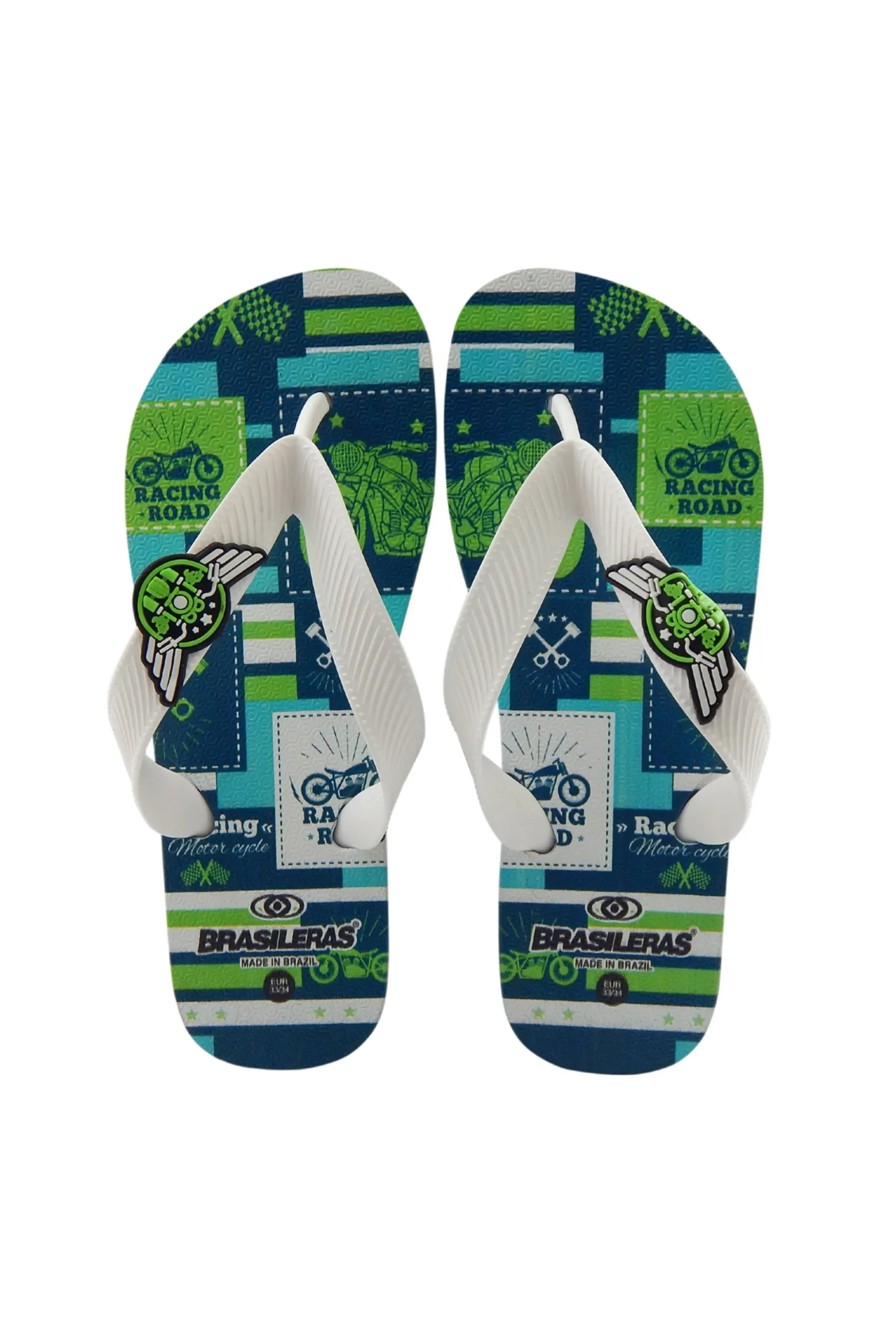 Chanclas De Playa Brasileras,printed 21 Motor