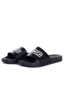 Chanclas Munich Flat Slider 3d Logo Black. 8540039