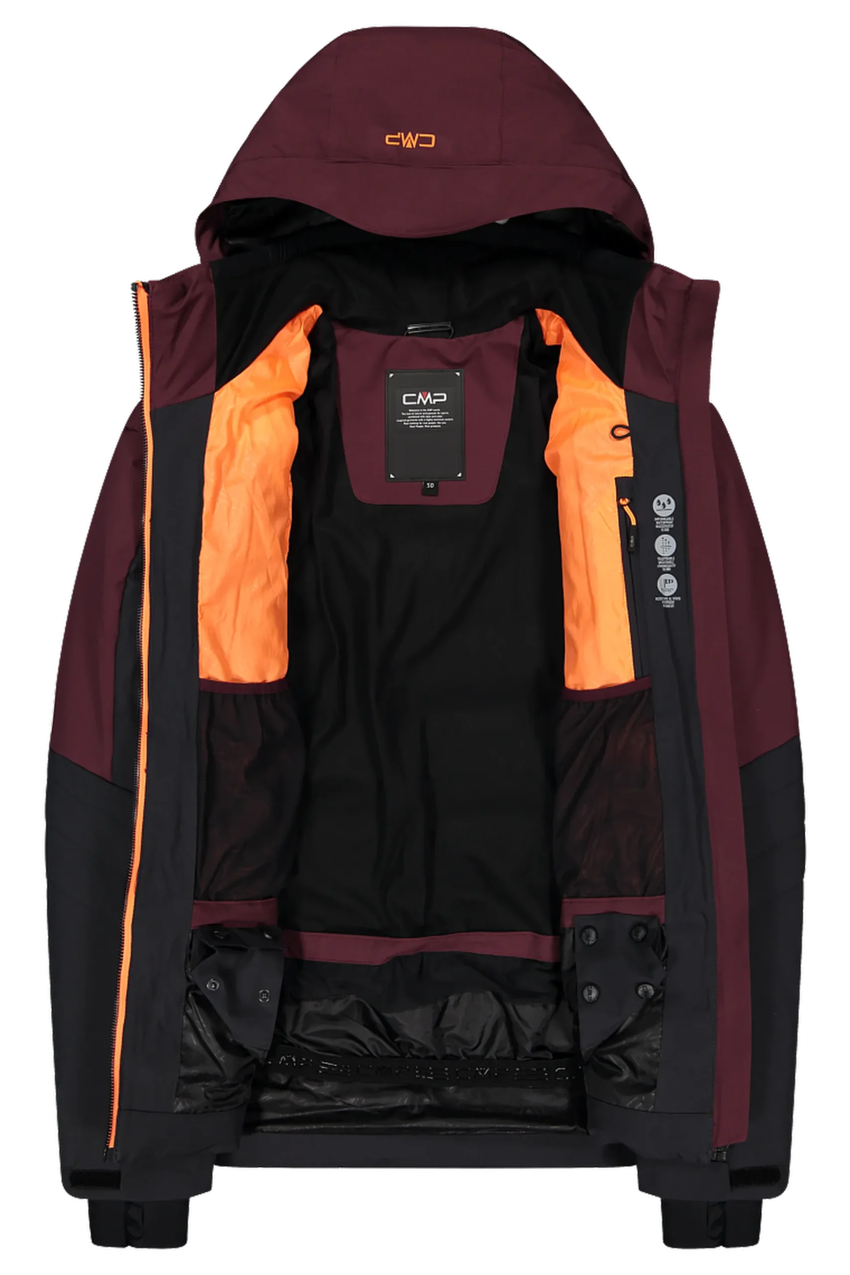 Chaqueta Campagnolo Man Jacket Zip Hood Ski