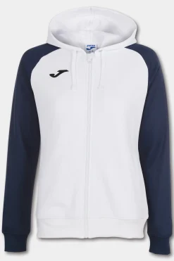 Chaqueta Con Capucha Joma Academy IV Blanco Marino