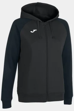 Chaqueta Con Capucha Joma Academy IV Antracita Negro