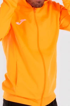 Chaqueta Con Capucha Joma Menfis Naranja Flúor
