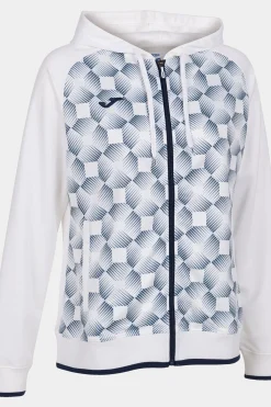 Chaqueta Con Capucha Joma Supernova III Blanco Marino