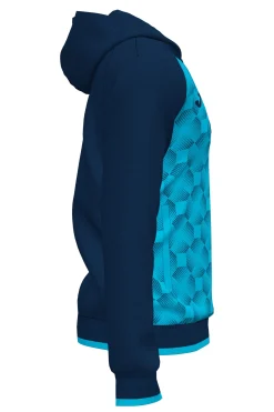 Chaqueta Con Capucha Joma Supernova III Marino Turquesa Flúor