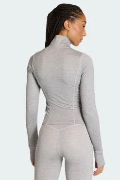 Chaqueta Workout Essentials Heather Con Cremallera adidas
