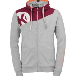 Core 2.0 Hood Jacket Gris Oscuro Mezcla/rojo O Kempa