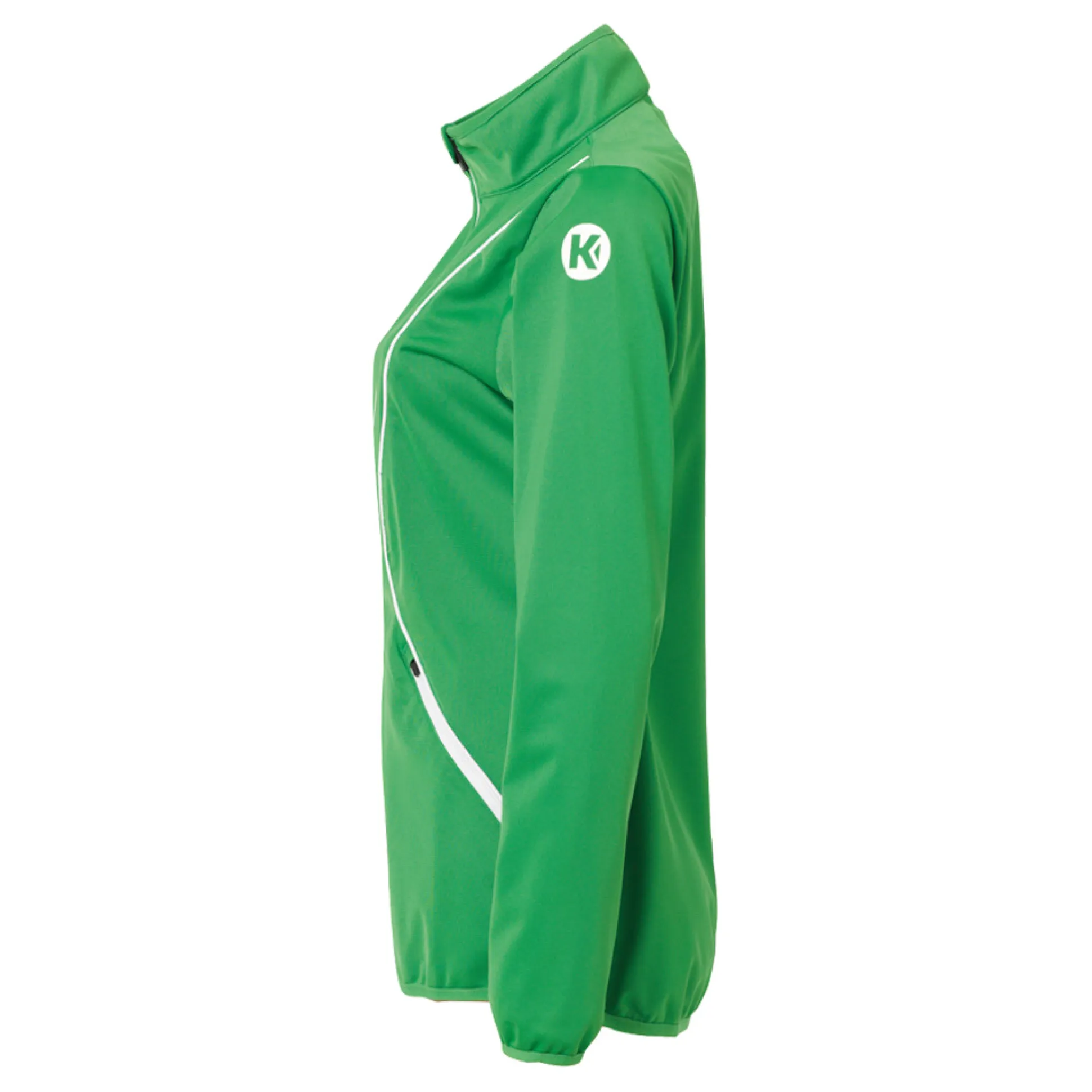 Curve Chaqueta Classic De Mujer Verde/blanco Kempa