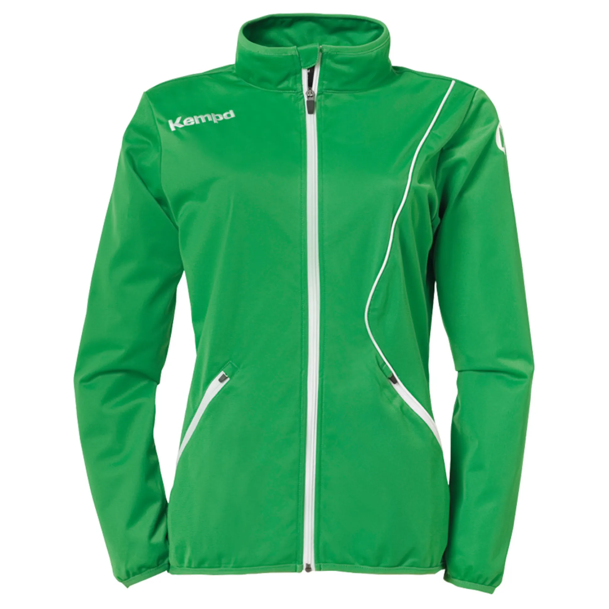 Curve Chaqueta Classic De Mujer Verde/blanco Kempa