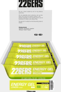 Energy Gel Bio 40gr Lemon 80mg Caffeine*