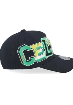 Gorra Mitchell & Ness Negra Celtics Hyper Type Pro Snapback