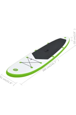 Juego De Tabla De Paddle Surf Hinchable Vidaxl