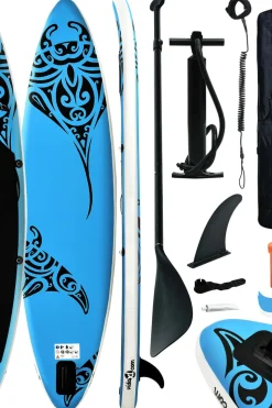 Juego De Tabla De Paddle Surf Hinchable Vidaxl 320x76x15 CM