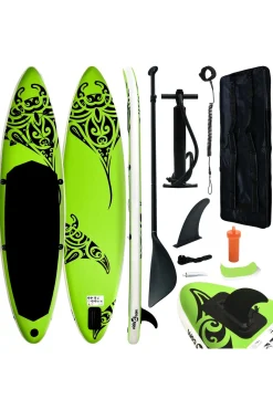 Juego De Tabla De Paddle Surf Hinchable Vidaxl 305x76x15 CM