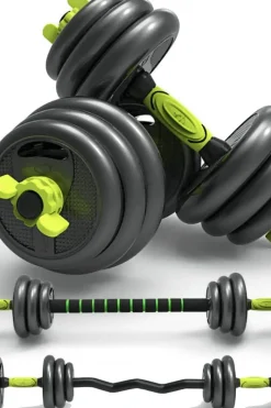 Juego Kit 40 Kg De Mancuernas 4 En 1 Multifit
