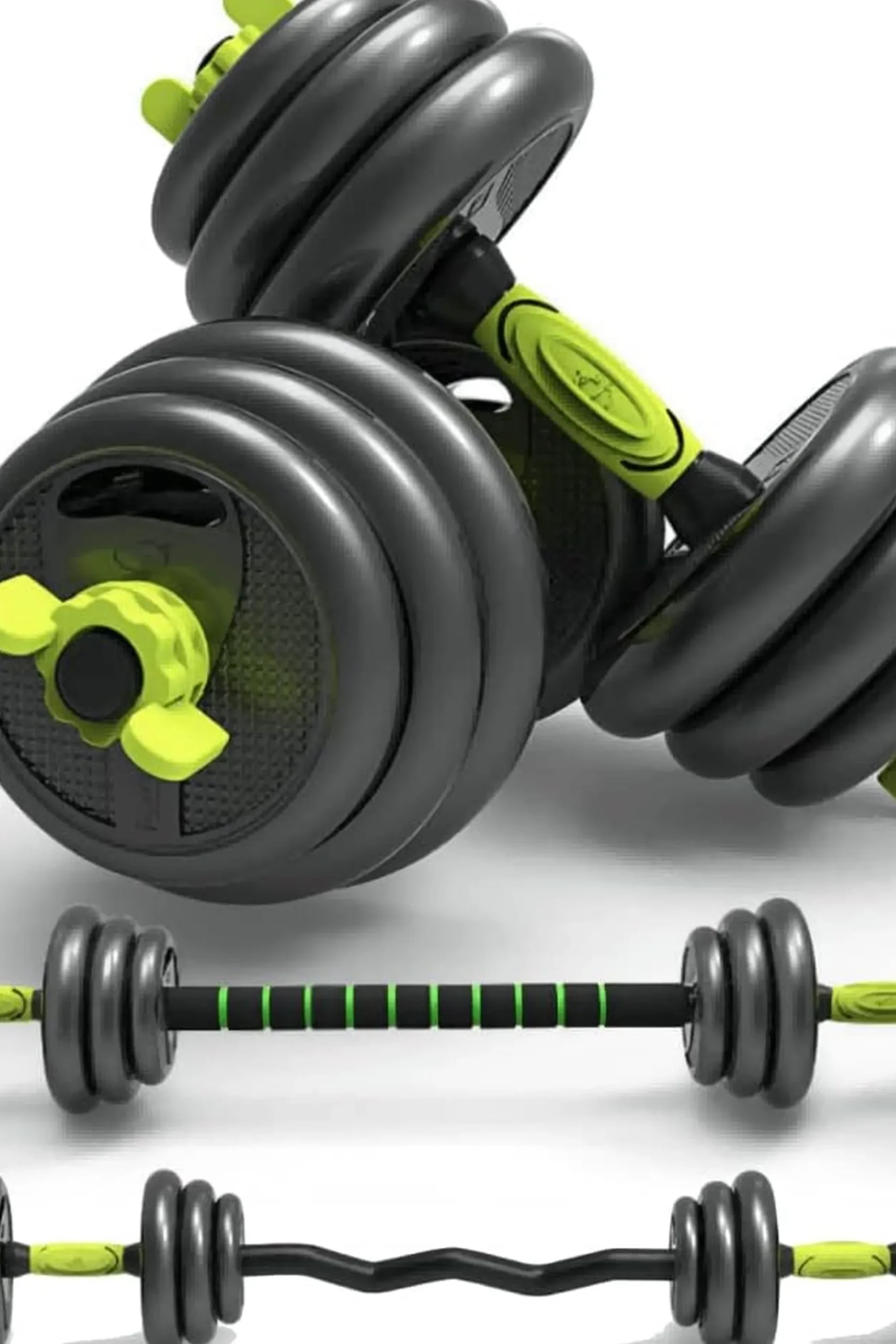 Juego Kit 40 Kg De Mancuernas 4 En 1 Multifit