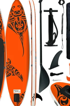 Juego Tabla De Paddle Surf Hinchable Vidaxl 305x76x15 CM