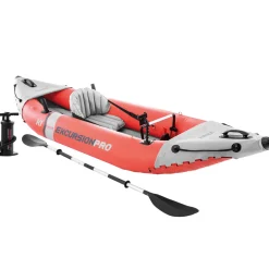 Kayak Hinchable Intex K1 Excursion Pro 1 Remo + Hinchador