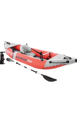 Kayak Hinchable Intex K1 Excursion Pro 1 Remo + Hinchador