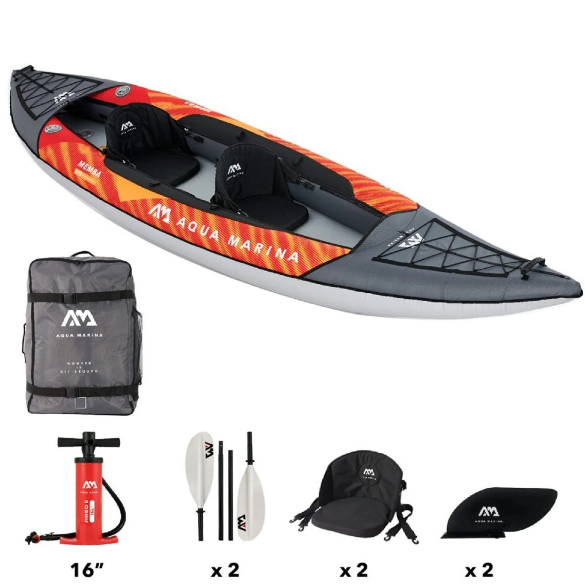 Kayak Hinchable Memba-390 2p