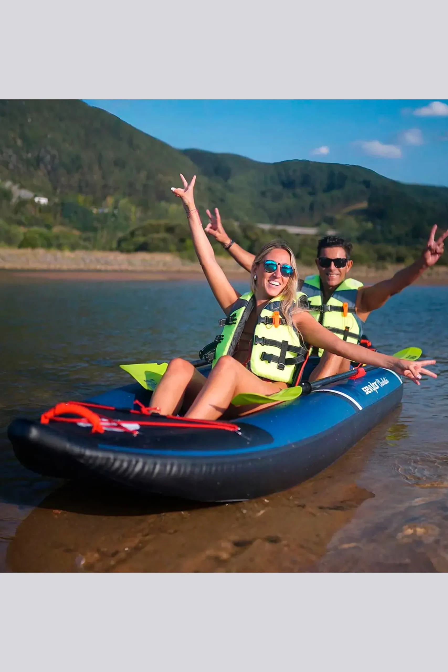 Kayak Hinchable Sevylor Charleston Suelo Drop Stitch Pack Completo